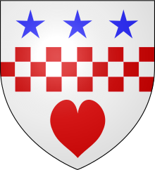 The coat of arms of Douglas of Mains Douglas (Mains) Arms 3.svg