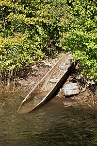 Dugout canoe Unteruhldingen