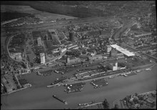 Historisches Luftbild von Werner Friedli von 1954