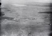 Historisches Luftbild von 1919, aufgenommen aus 1000 Metern Höhe von Walter Mittelholzer