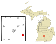 Fichier:Eaton_County_Michigan_Incorporated_and_Unincorporated_areas_Eaton_Rapids_Highlighted.svg