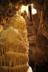 Die Hochzeitstorte, einer der schönsten Stalagmiten der Eberstadter Tropfsteinhöhle