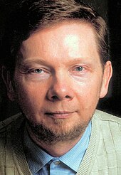 German spiritual teacher Eckhart Tolle is sampled in the beginning of the song. Eckhart Tolle front.jpg