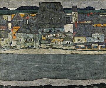 Egon Schiele - Hauser am Fluss.jpg