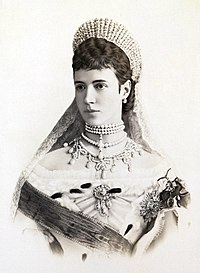 Maria Fjodorowna, omstreeks 1885.