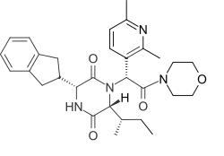 Epelsiban kimyasal yapısı 1.svg