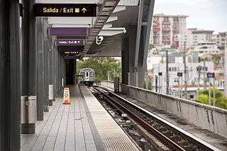 Sagrado Corazón station Rail station of the Tren Urbano system in Puerto Rico