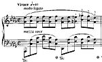 Miniatura per Estudi op. 25, núm. 8 (Chopin)