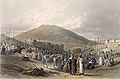 Lukisan Khan at-Tujjar, sekitar Gunung Tabor, Israel, 1850