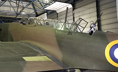 Fairey Battle cockpit; RAF Museum London.