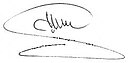 Signature de Hugo Antonio Moyano