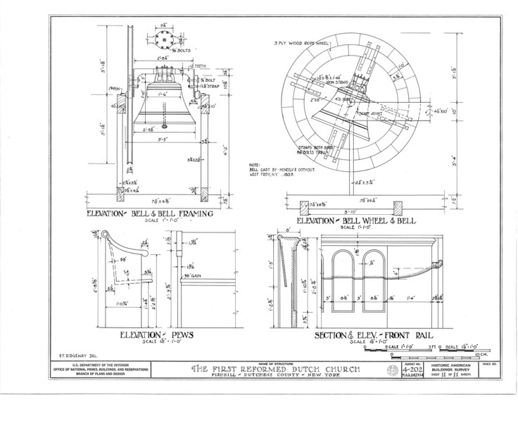 File:First Dutch Reformed Church, Main Street, Fishkill, Dutchess County, NY HABS NY,14-FISH,2- (sheet 11 of 11).tif