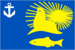 Flag of Nevelsk (Sakhalin oblast).png