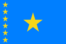 Flag of the Democratic Republic of the Congo (2003–2006)