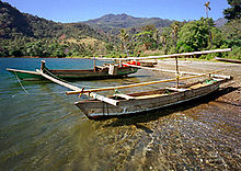 Some fishing boats on Flores