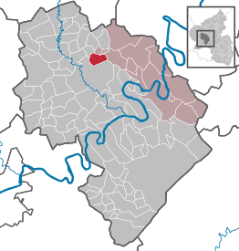 Kaart van Flußbach