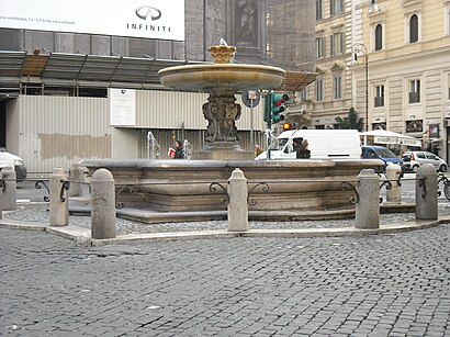 Come arrivare a Fontana di Piazza Sant'Andrea con i mezzi pubblici - Informazioni sul luogo