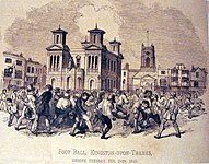 После футбольного матча. Кингстон-апон-Темс, 1846 год.
