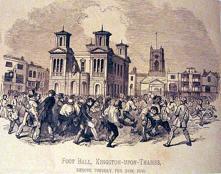 Shrovetide Football at Kingston in 1846