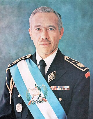 <span class="mw-page-title-main">Kjell Eugenio Laugerud García</span> 36th President of Guatemala from 1974 to 1978