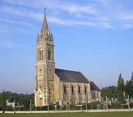 The church in Fontenay-le-Pesnel
