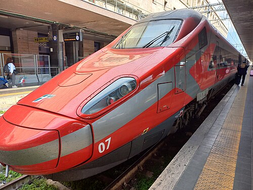 Frecciarossa train in Rome