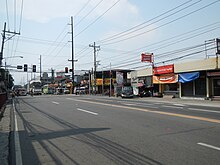 MacArthur Highway in Barangay Malanday