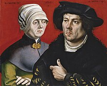 Portrait of a married couple by Gabriel Zehender, 1525 Gabriel Zehender - Bildnis eines Ehepaars (1525).jpg