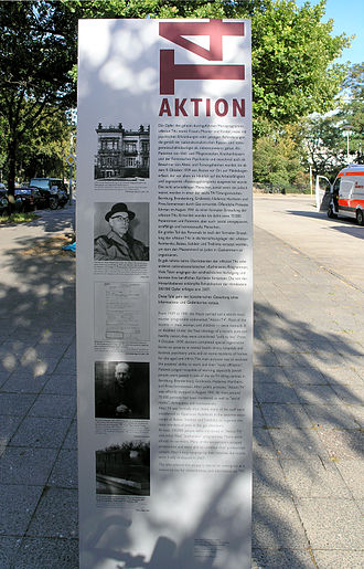Action T4 marker (2009) in Berlin Gedenkstele Tiergartenstr 4 (Tierg) Aktion T4.JPG