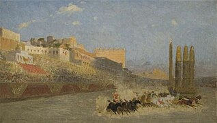 248.3 "Circus maximus" (Chariot Race). Study 2 label QS:Len,""Circus maximus" (Chariot Race). Study 2" 1875