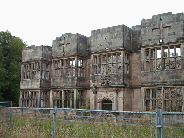 The shell of Gibside Hall