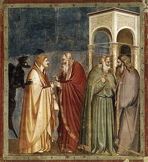 Giotto di Bondone: Der Verrat des Judas, zwischen 1304 und 1306