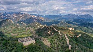 The Ming Great Wall in Dazhuangke village, Yanqing District.