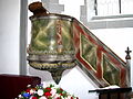 Pulpit inside the church