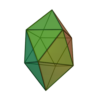 Gyroelongated square bipyramid 17th Johnson solid