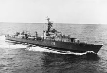 One of the Tribal-class destroyers intended to be replaced by the GPF (HMCS Cayuga pictured) HMCS Cayuga 80-G-642748.jpg