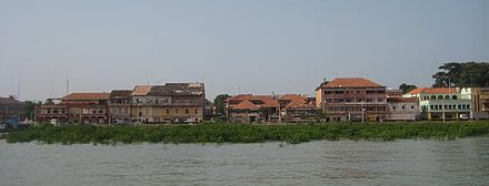 Blick auf die Hafenpromenade von Bissau