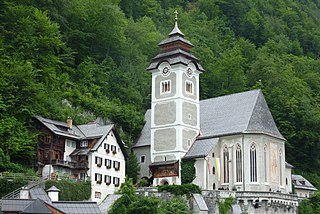 Католическая церковь Гальштата (Katholische Pfarrkirche Hallstatt)