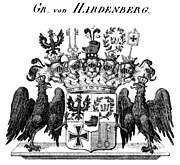 Gräfliches Wappen des fürstlichen Zweiges derer von Hardenberg