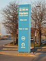 Harlem Transit Center Sign, November 2007