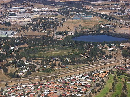 Hazelmere from the air