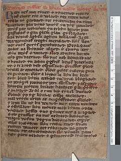 Hendregadredd Manuscript