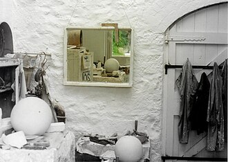 Hepworth's workshop left virtually untouched Hepworth workshop.jpg