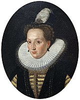 Sofonisba Anguissola. Portrait of Anna Vasa (1568-1625), starost of Brodnica label QS:Len,"Portrait of Anna Vasa (1568-1625), starost of Brodnica" label QS:Lpl,"Portret Anny Wazówny (1568-1625), starościny brodnickiej" label QS:Lfr,"Portrait d'Anna Vasa (1568-1625), staroste de Brodnica" . Private collection institution QS:P195,Q768717 .