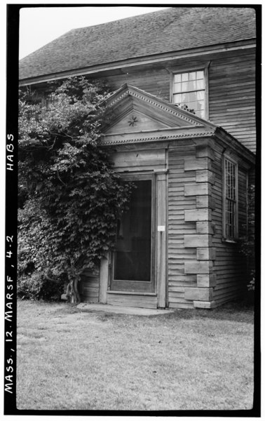 File:Historic American Buildings Survey Thomas T. Waterman, photographer June, 1936 DETAIL OF FRONT DOOR - Winslow House, Marshfield, Plymouth County, MA HABS MASS,12-MARSF,4-2.tif