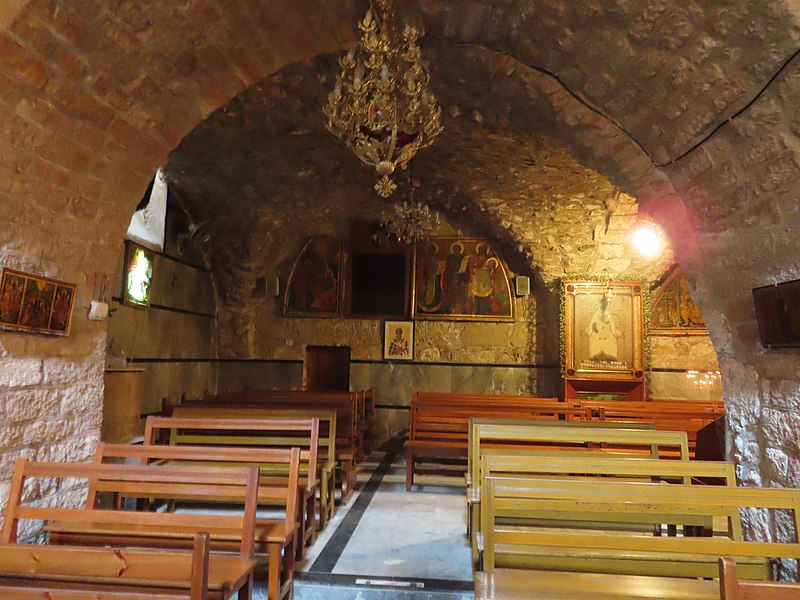File:Holy Land 2019 (1) P021 Jerusalem Holy Sepulchre Greek Chapel of St. James.jpg
