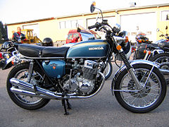 CB 750 K2 Planet blue metallic (1972).