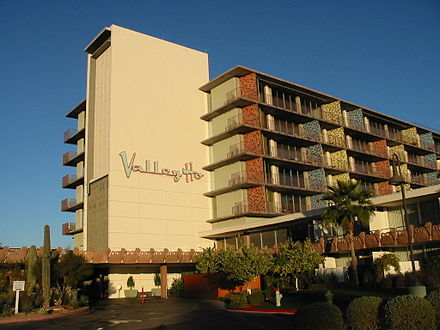 The Hotel Valley Ho caters to both day and night entertainment.