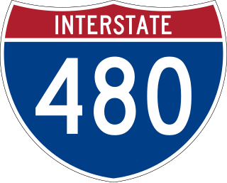 <span class="mw-page-title-main">Interstate 480 (Ohio)</span> Highway in Ohio