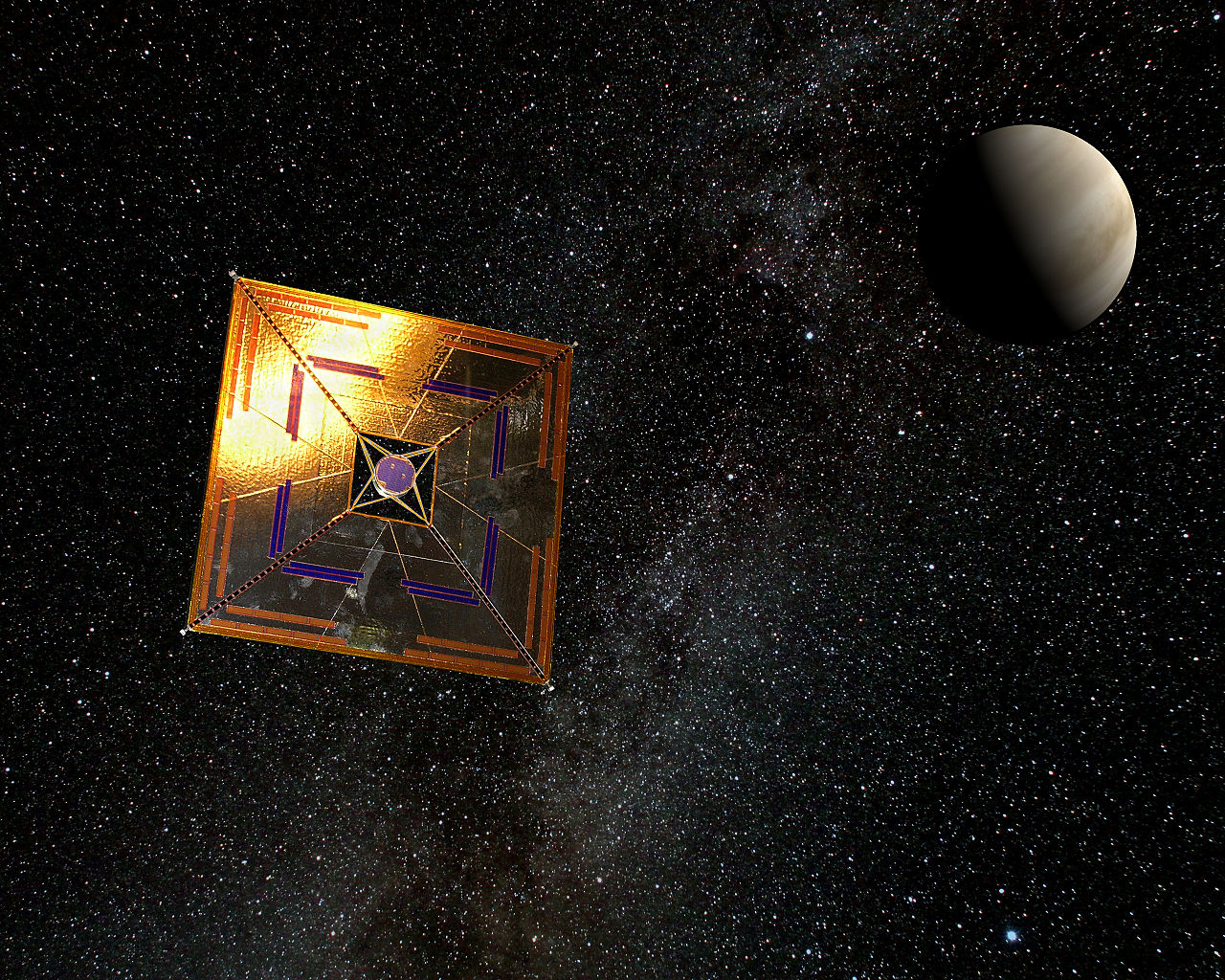 1280px IKAROS solar sail Galileo Projesi,uzaylılar